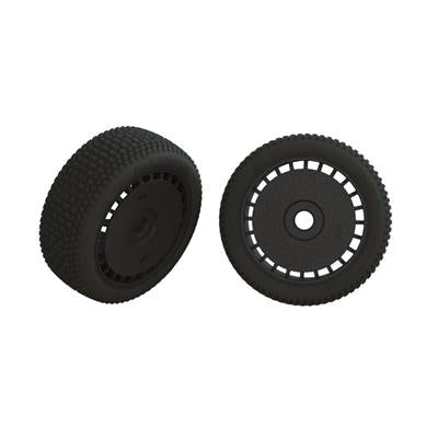 Arrma - ARA550098 - dBoots Exabyte Glued Tire Set Black (2)