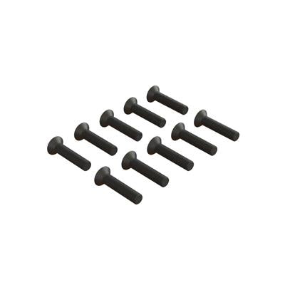 Arrma - ARA722314 - Flat Head Hex Machine Screw M3x14mm (10)