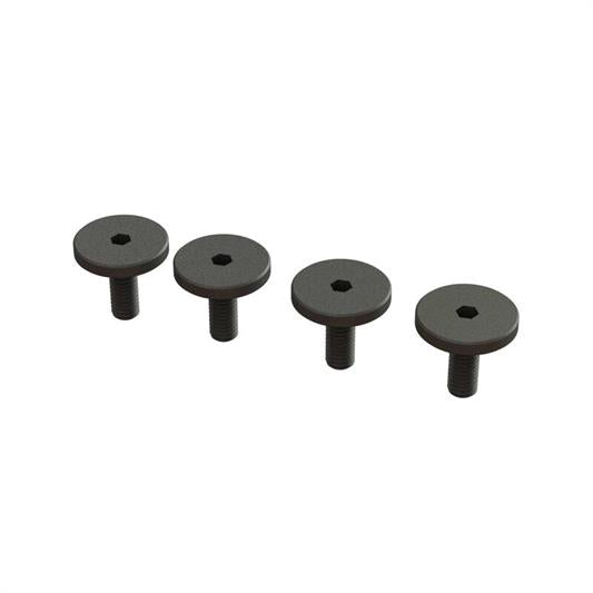 Arrma - ARA727308 - 3x8mm Skruer med stort hoved - 4 stk