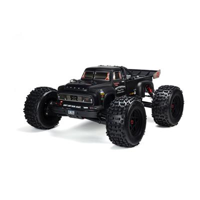 Arrma - ARA406147/ ARAC3341 - NOTORIOUS 6S BLX PAINTED DECALED TRIMMED BODY (BLACK – REAL STEEL)