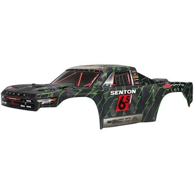 Arrma - AR406144/ ARAC3409 - 1/7 Painted Body Black/Green: SENTON 6S BLX