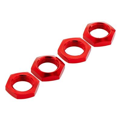 Arrma - AR330360/ ARAC9428 - Aluminum Wheel Nut 17mm Red: Nero (4)