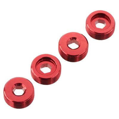 Arrma - ARAC9920 - Nut Front Hub Aluminum Red (4)