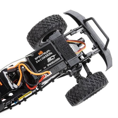 Axial - AXI-1219 - 1/24 SCX24 Base Camp 4WD Rock Crawler Brushed RTR with Battery and Charger