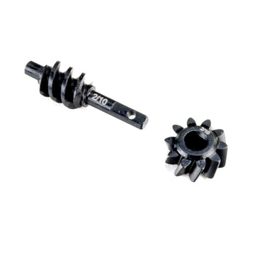 Steel Ring/Pinion Worm Gear, 2/10T, Axle: SCX30