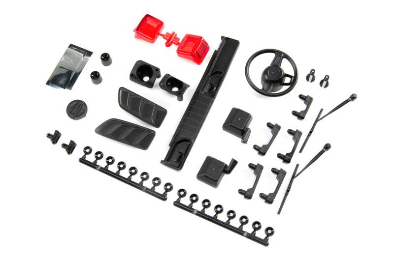 Axial - AXI230022 - Exterior Body Detail Parts, Jeep JLU: SCX10 III