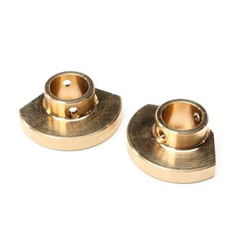 Axial - AXI332009 - Brass Rear Axle Tube Caps, L/R (30g): PRO