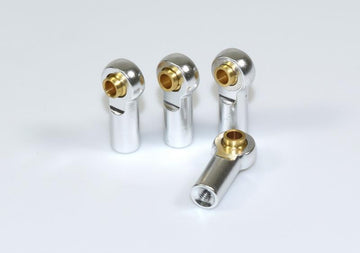 Absima - 2330030 - Alu Rose Joints/Turnbuckles (4) silver 1:10