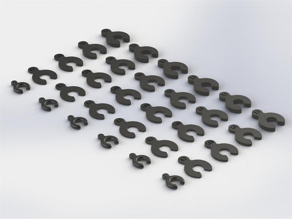 Arrma - ARA330366 - Composite Spacer Set Nero