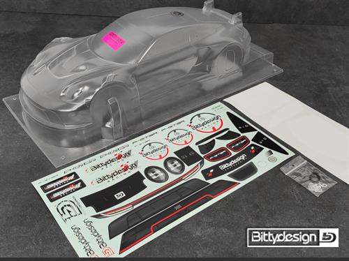 Bittydesign - BDGT-190PGT3R - P-GT3R 1/10 GT Clear Body 190mm