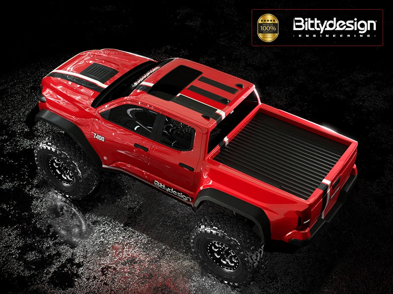 T-400 1/18 Clear Body Traxxas TRX-4M Pre-cut