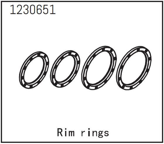 Absima - 1230651 - Beadlock Rings (4)