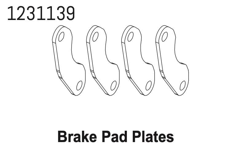 Absima - 1231139 - Brake Pads Plate CR4.4 (4)