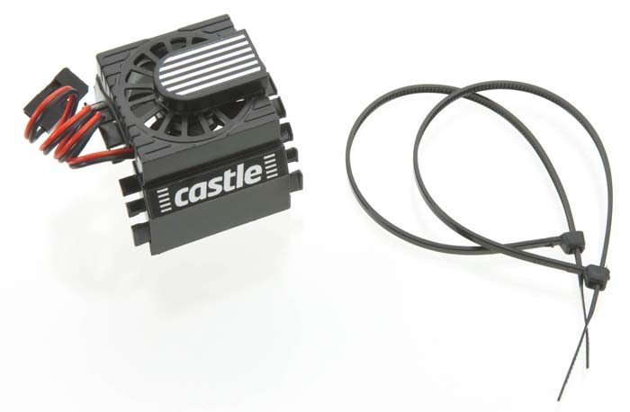 Castle Creation - CC011-0014-00 - Motorkøler til motor med diameter på 36 mm - Inklusiv monterringsstrips.