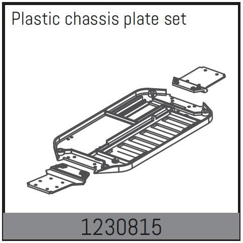 Absima - 1230815 - chassis plastik til ADB1.4