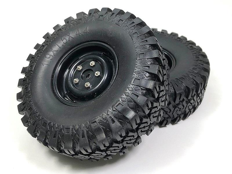 Absima - 2500035 - Crawler Tires 1.9" with Wheels - 114 mm (2 pcs)