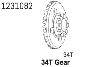 Crown Gear 34T CR4.4