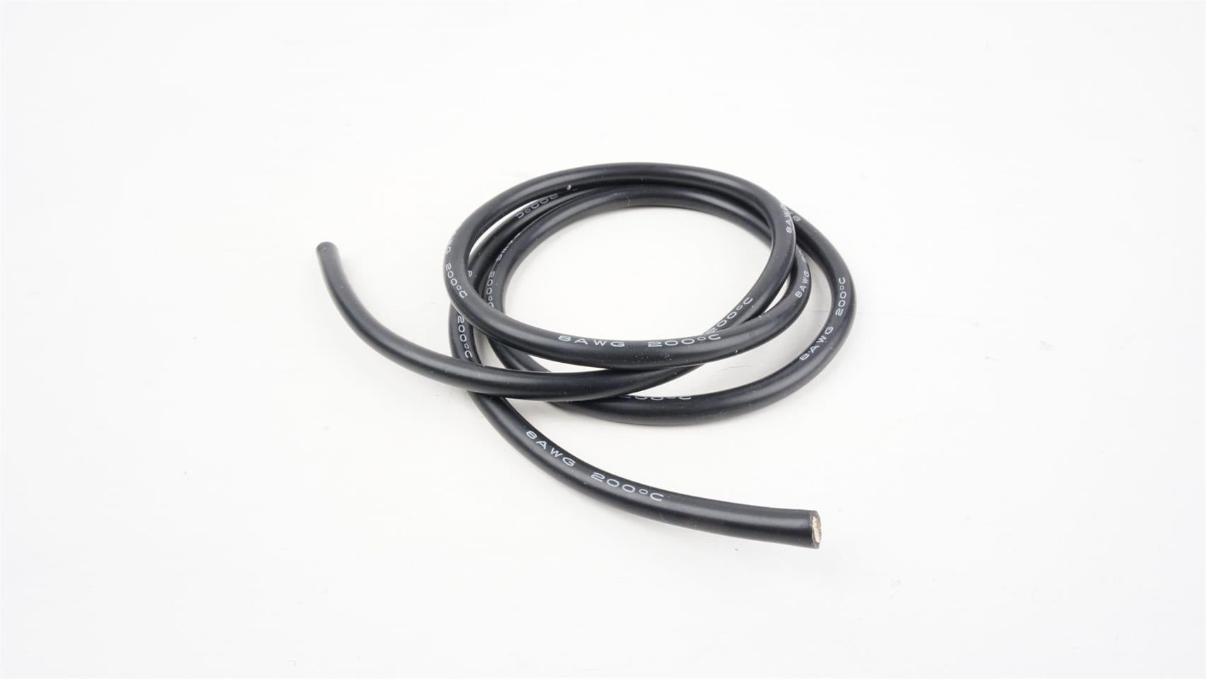 KeysRC - KRWPC070A - 8AWG silicone wire 1 meter - Black