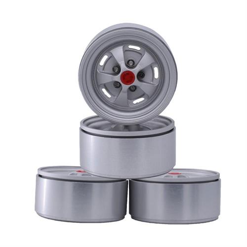 Hobby Details - DTCW03004 - 1.9" Aluminum Beadlock Crawler Wheels 4pcs - Star White