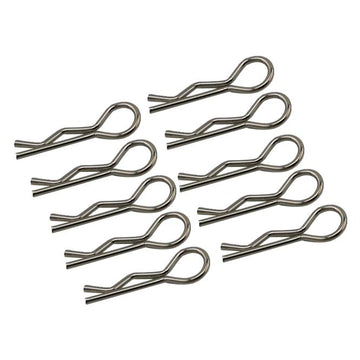 Karosseri clips i silver - 50 stk