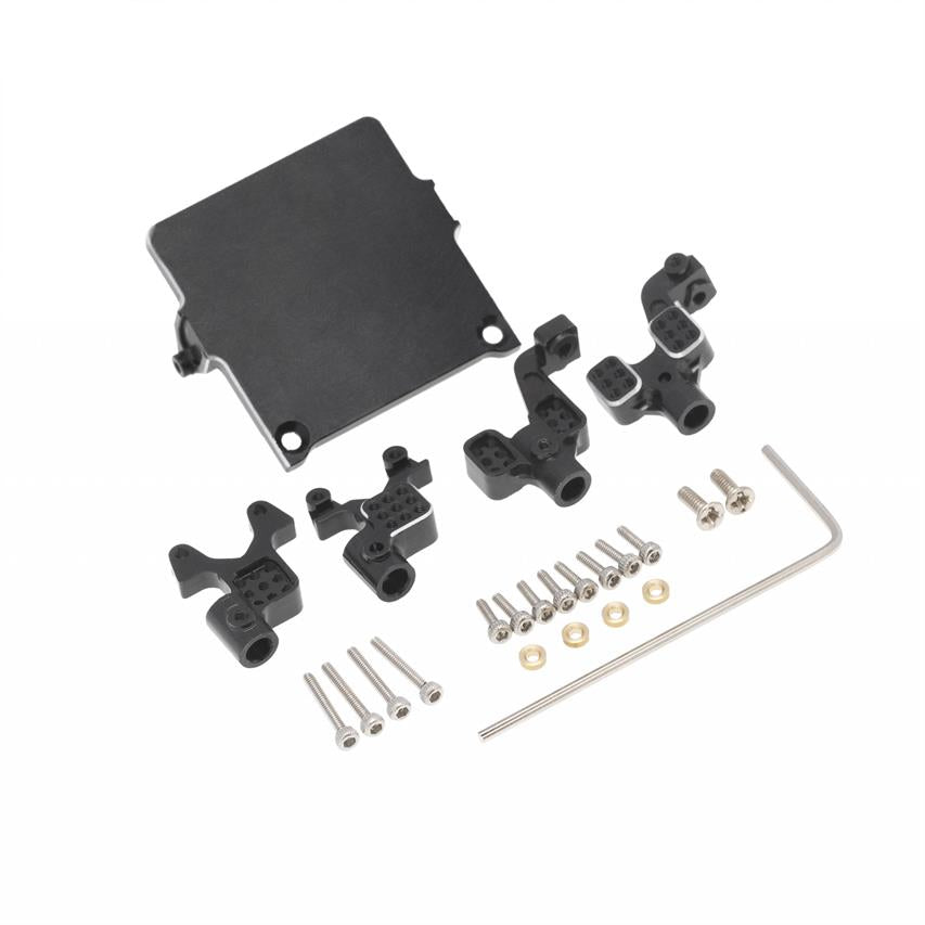 Hobby Details - DTSCX24-12 - Støddæmpertårne i aluminium til Axial SCX24 - 1 sæt