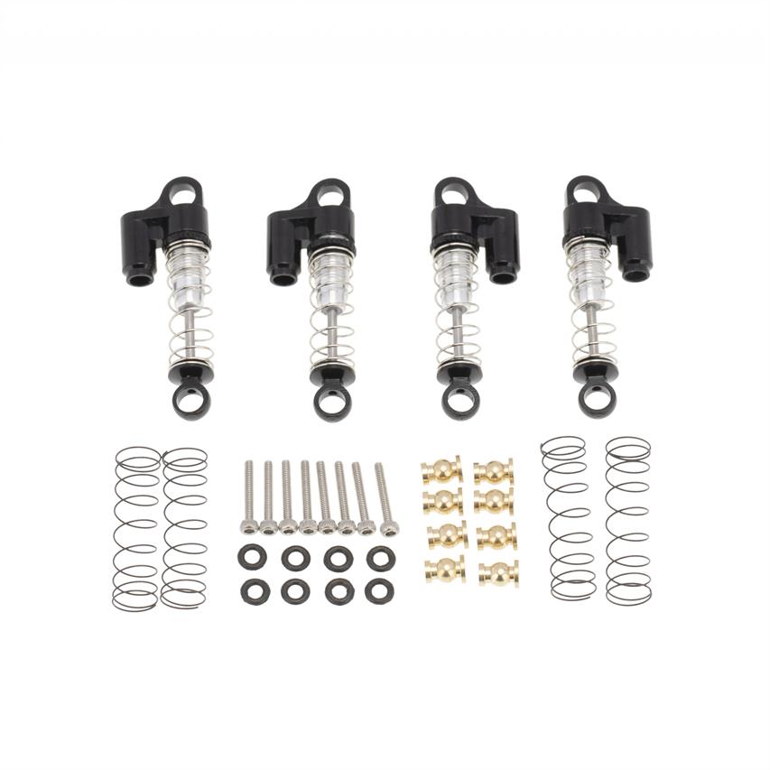 Hobby Details - DTSCX24-22 - Støddæmpersæt i aluminium til Axial SCX24 - 4 stk