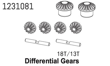 Differential Gear Set 18T/13T CR4.4