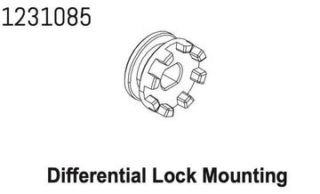 Absima - 1231085 - Differential Lock Mount CR4.4