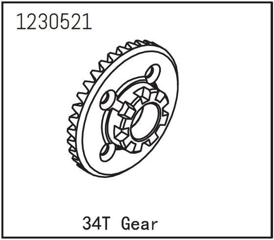 Absima - 1230521 - Differential Gear 34T
