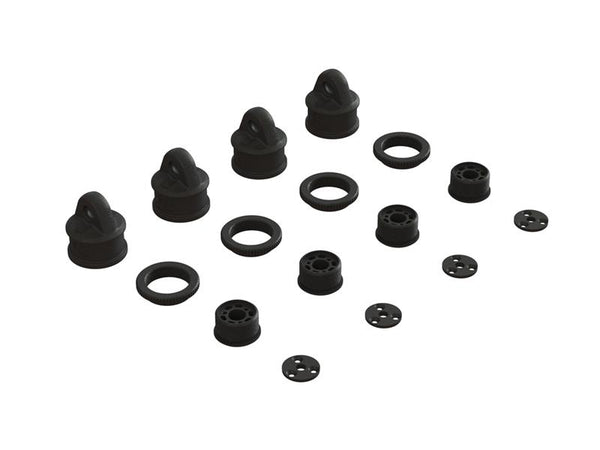 Arrma - ARA330568 - SHOCK CAP, COLLAR & CARTRIDGE SET