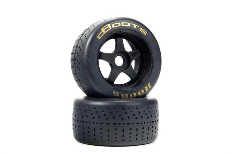 Arrma - ARA550085 - DBOOTS HOONS Dæk limet på 2.9" 5-eger fælge med 17mm hex - 53mm Bred/107mm Høj - Guld compound - 2 stk