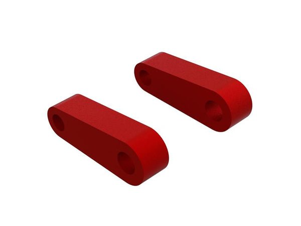 Arrma - ARA330594 - ALUMINUM FR SUSPENSION MOUNTS (RED) (2PCS)