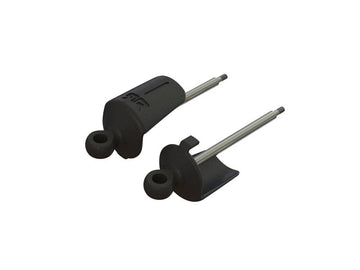 SHOCK SHAFT, EYELET AND SPRING PERCH SET REAR (2PCS)