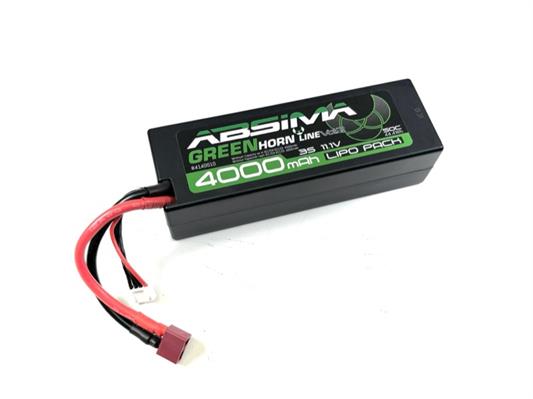 Absima - 4140010 - 11.1V Lipo batteri med 4000 mAh, 50C i Hardcase med Deans stik