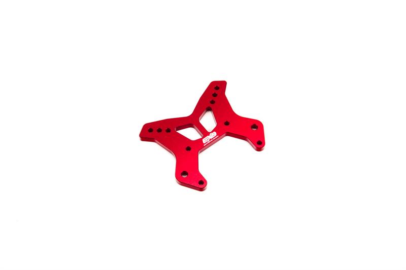 Arrma - ARA320576 - FRONT SHOCK TOWER CNC 7075 T6 ALUMINUM M (RED)