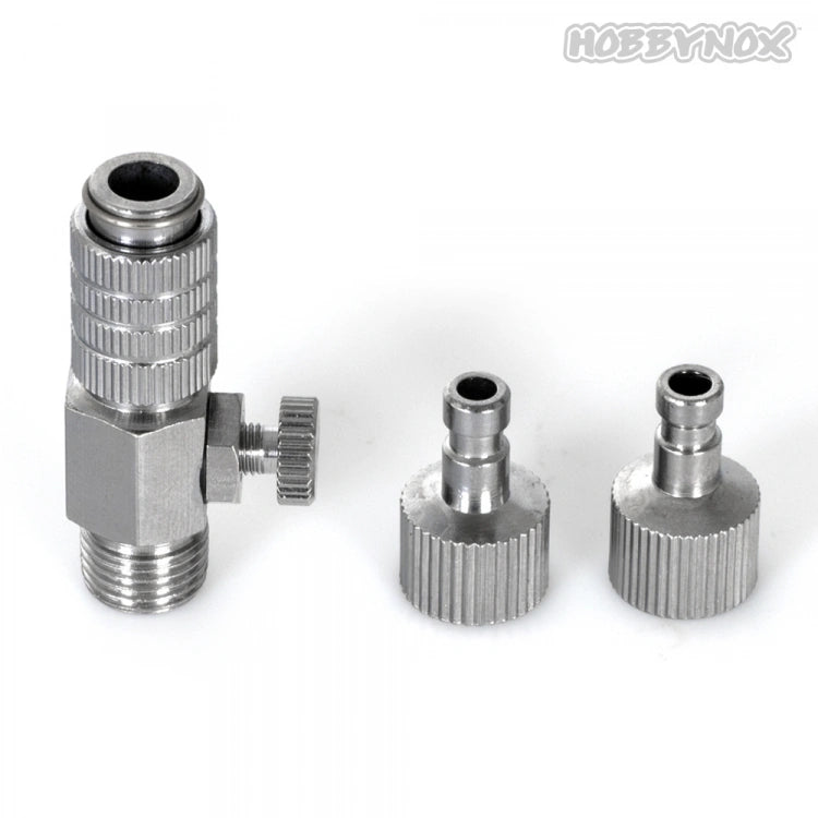 Hobbynox - HN012-01 - Airbrush Quick Coupler MPC G1/8 with two Male Parts
