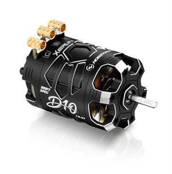 Hobbywing - HW30401134 - XeRun D10 10.5T Black Drift BL Sensored Motor