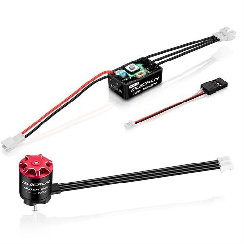 Hobbywing - HW38020436 - QuicRun Combo MINI24 - 1621SL 3500kV 1/24 Crawler