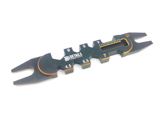 Hobby Details - DTT09007 - Multifunction Assemble Tool 4/4.5/5/5.5/7/8MM