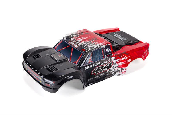 Arrma - ARA402312 - SENTON 4X4 BLX PAINTED DECALED TRIMMED BODY (RED)