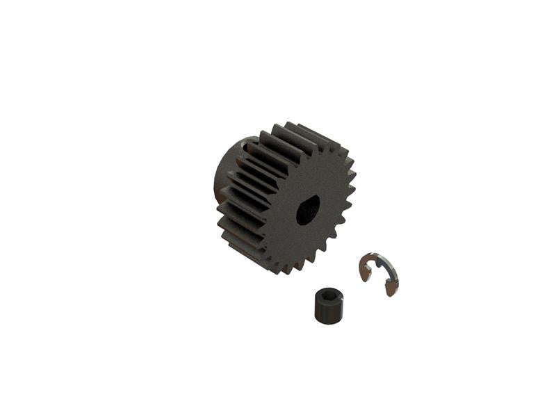 24T Motortandhjul i 0.8 Modul - 5mm aksel - SAFE-D5