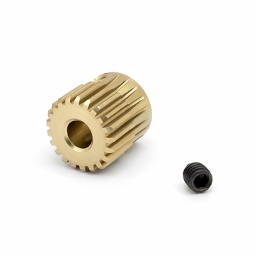 21T Motor Pinion Gear – 64 Pitch – Aluminum – 3 mm Shaft