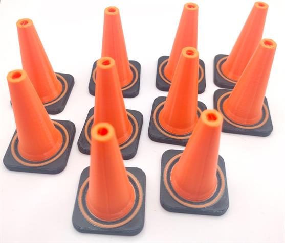 KeysRC - KRSA0171 - 1/10 kegler til RC Biler - 10 stk