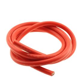 Hobby Details - DTW01001B - 8AWG silicone ledning 1 meter - Rød