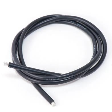 Hobby Details - DTW01002A - 10AWG silicone ledning 1 meter - Sort