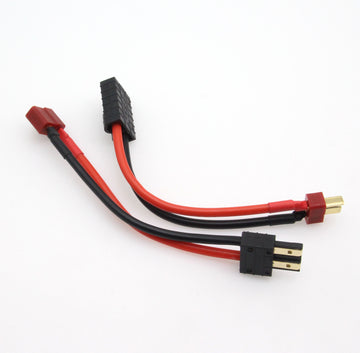 KRWPC085 - Adapterstik fra Deans han stik Traxxas hun stik og Adapterstik fra Traxxas han stik til Deans hun stik