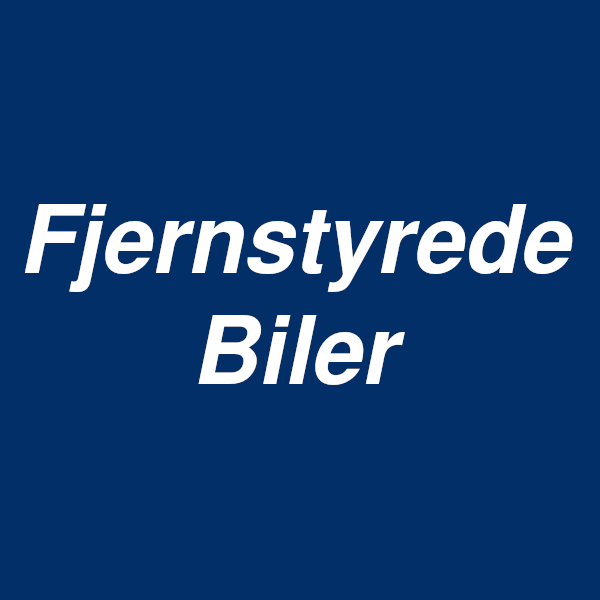 fjenstyrede biler