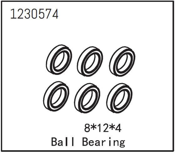 Absima - 1230574 - 12x18x4mm Kuglelejer (6)