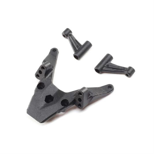 Losi - LOS211011 - FR Bulkhead/FR Brace, Left/Right: Mini-B 2.0