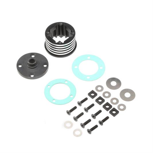 Losi - LOS252066 - Diff Housing Set Aluminum (1) DBXL-E